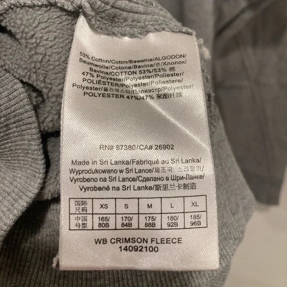 Burton fleece Dolman sleeve boat neck sweatshirt - Picture 5 of 8